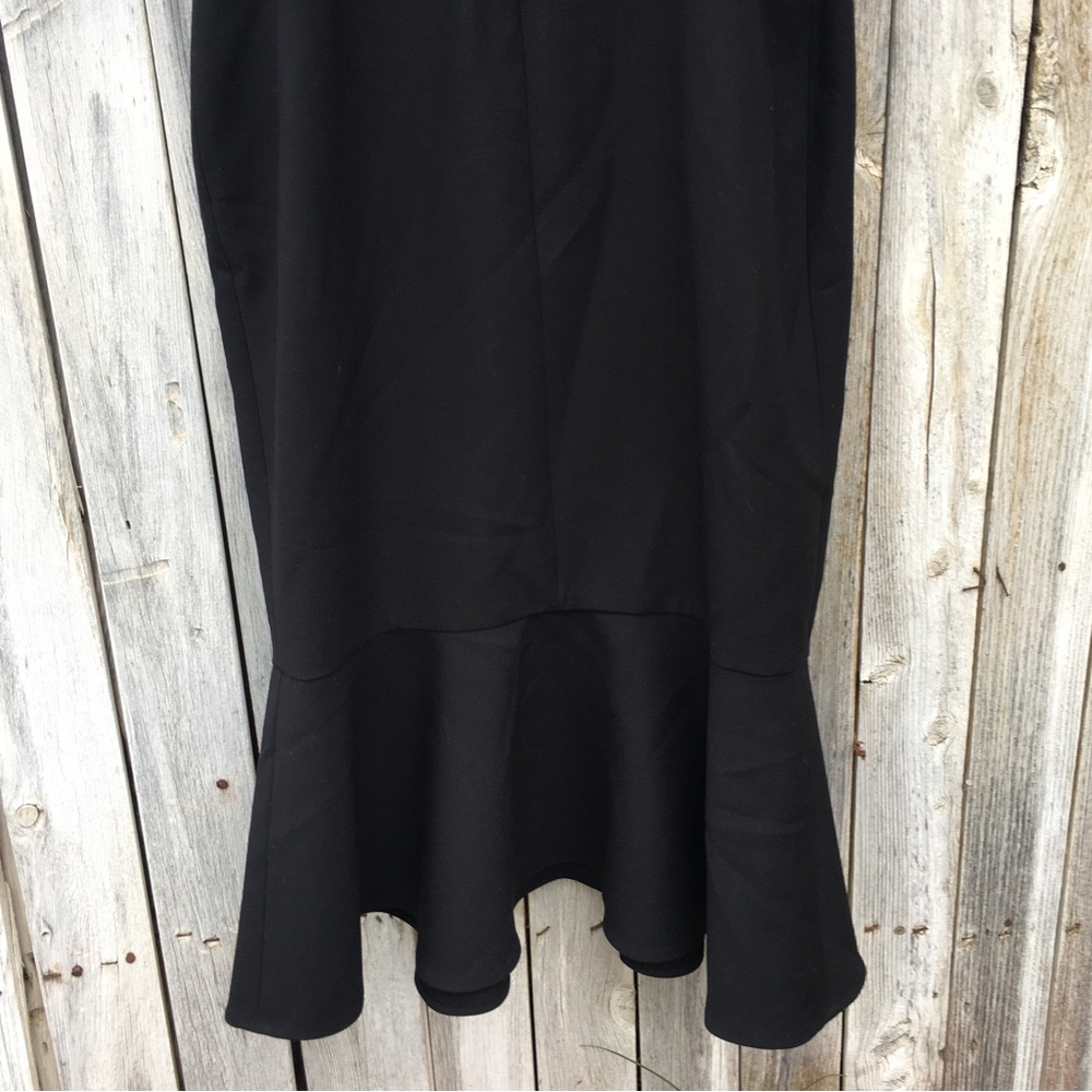 New Cinq A Sept Harlyn Midi Dress Black 12 - Picture 13 of 15